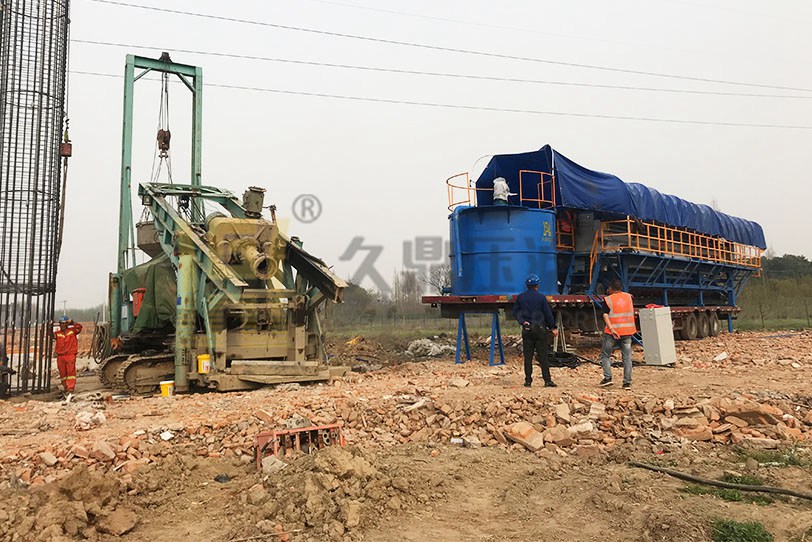 某打樁泥漿現(xiàn)場